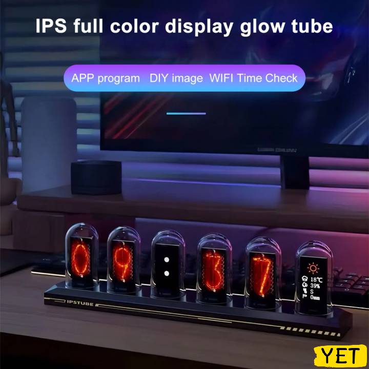 IPS Tube Clock