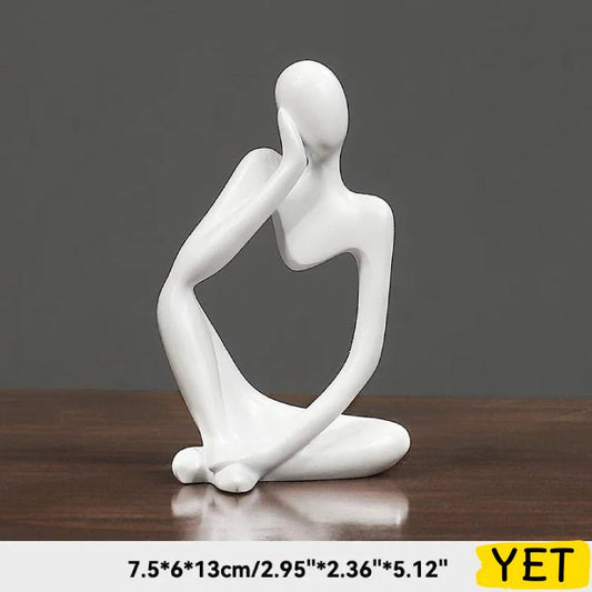 The Thinker Abstract Statue